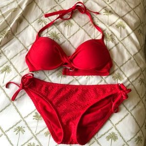 Red bikini